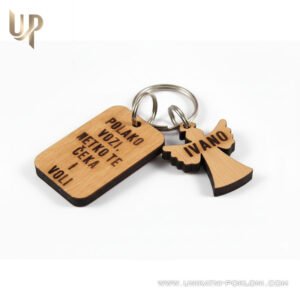 Personalizirani privjesak za ključeve - Anđeoski privjesak