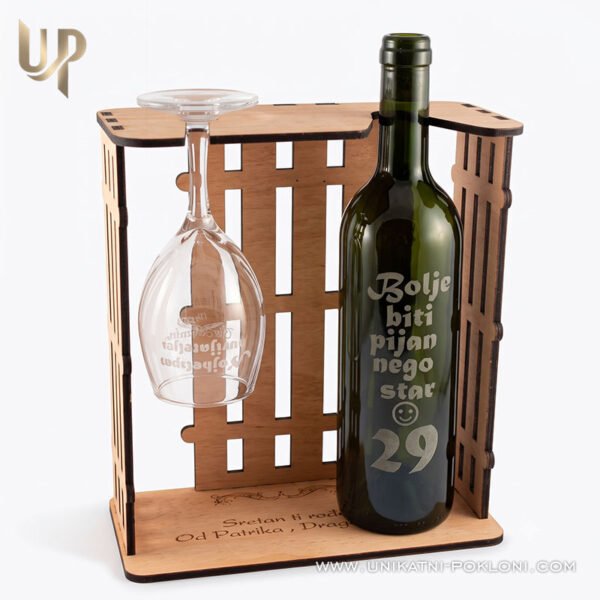Set boca + jedna čaša - personalizirani poklon