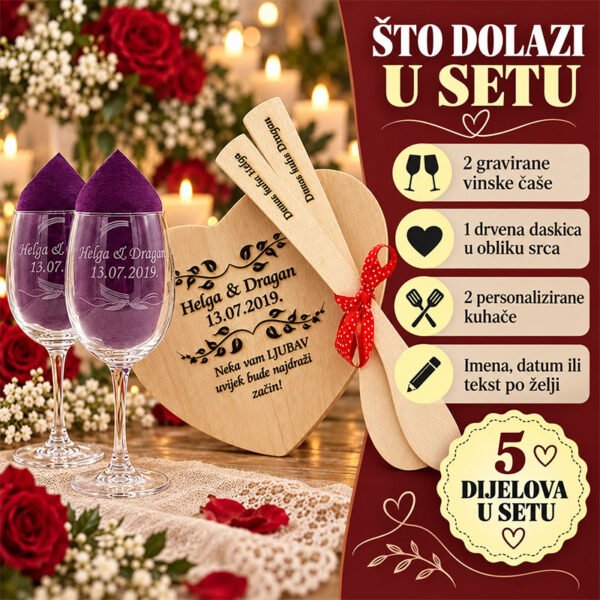 Unikatni pokloni za mladence - personalizirani pokloni za svadbe