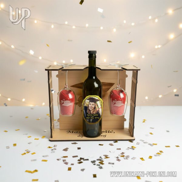 Set za vino poklon za diplomu