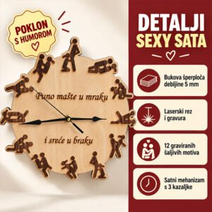 Sexy sat - personalizirani šaljivi poklon - Unikatni pokloni Sexy sat