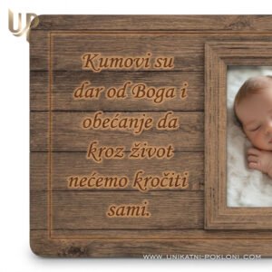 Poklon za krsne kumove - Originalni i unikatni poklon za krštenje - Unikatni pokloni Što kupiti krsnim kumovima