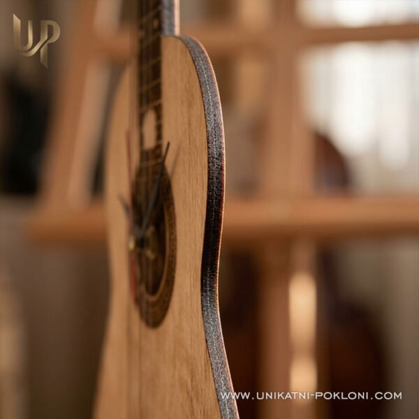 Poklon za gitaristu - personalizirani sat Akustična gitara - Unikatni pokloni Super poklon za gitariste