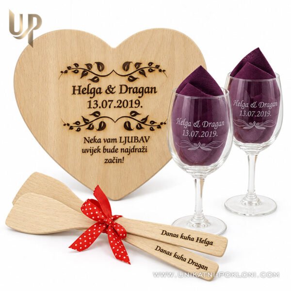 Unikatni poklon za mladence - personalizirani poklon za vjenčanja