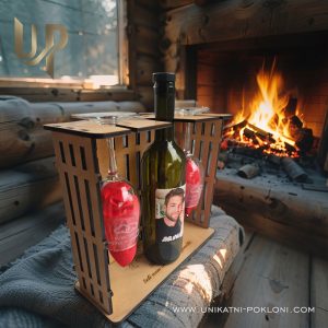 Set za vino + 2 čaše 13 originalni set za vino