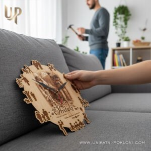 sat sa slikom familije