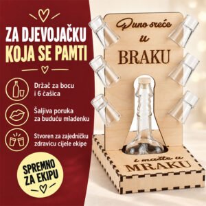 Personalizirani drveni set - "Mr. M.Organ" poklon za djevojačku! - Unikatni pokloni Pokloni za djevojačku večer