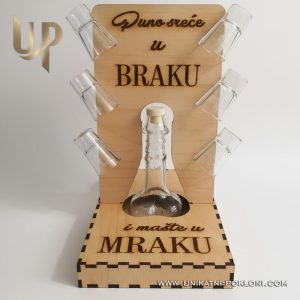 Personalizirani drveni set - "Mr. M.Organ" poklon za djevojačku! 25 Personalizirani drveni set - "Mr. M.Organ" poklon za djevojačku! - Slika 11