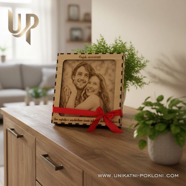 Drvena kutija sa slikom