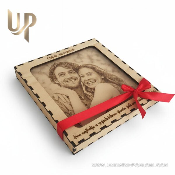Drvena kutija sa vašom slikom