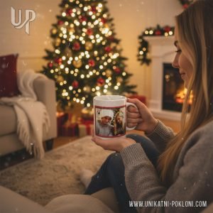 Božićna šalica za poklon