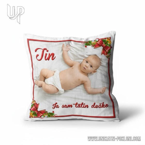 božićni jastuci personalizirani