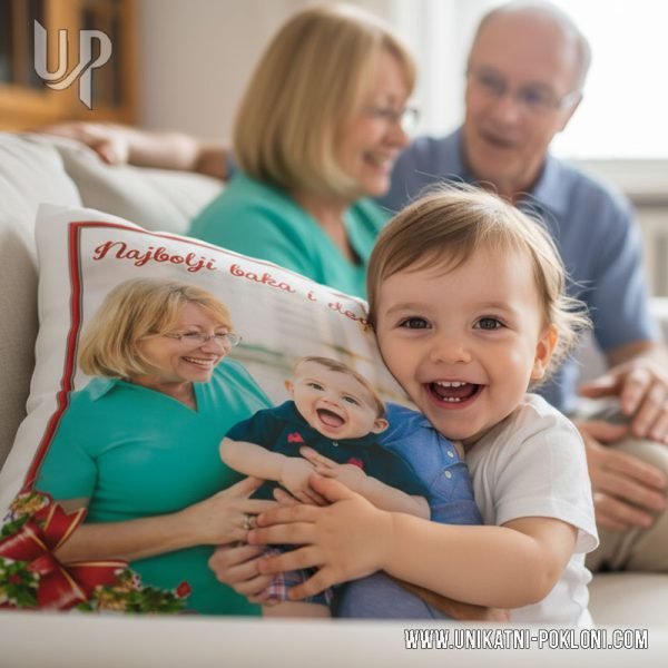 personalizirani jastuk za božić