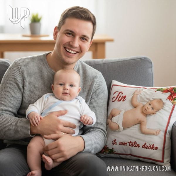 pokloni jastuk tati za božić