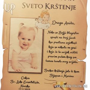 Originalna uspomena na dan krštenja