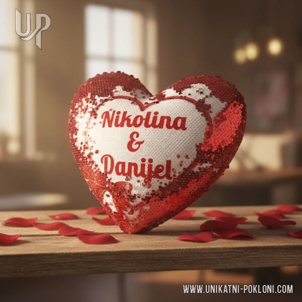 jastuk sa šljokicama