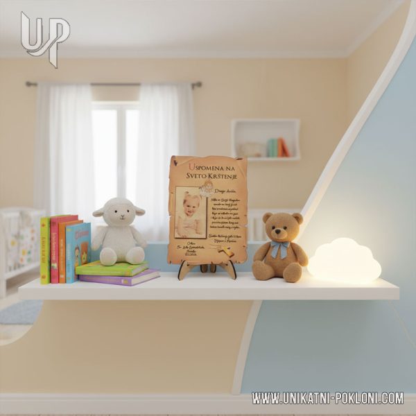 plaketa za krštenje