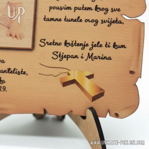 unikatna uspomena za krštenje