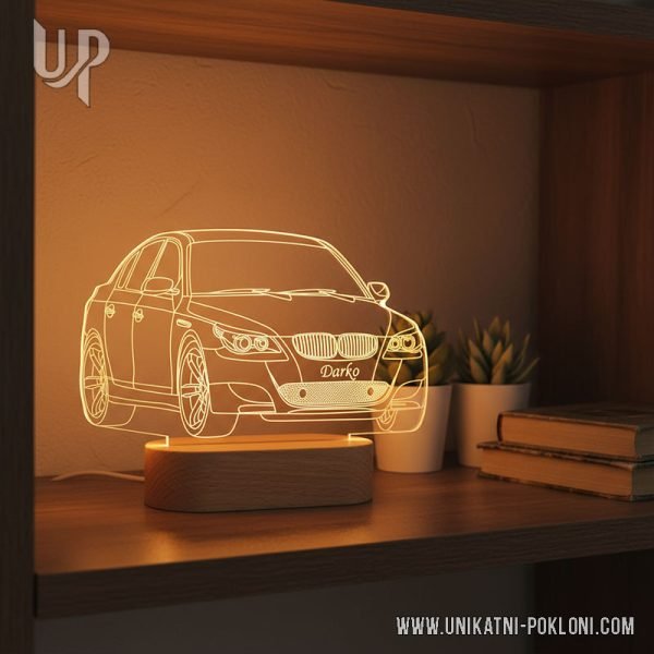 Personalizirana LED lampa - USB NOĆNE LAMPE 10 poklon za vozače