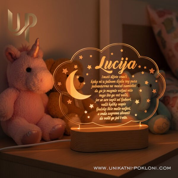 Noćno svjetlo za dječju sobu