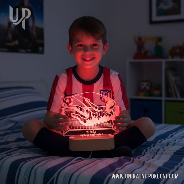 Personalizirana LED lampa - Nogomet - Pokloni za Nogometaše 6 Poklon za nogometaše