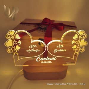 dekoracija mladenačkog stola