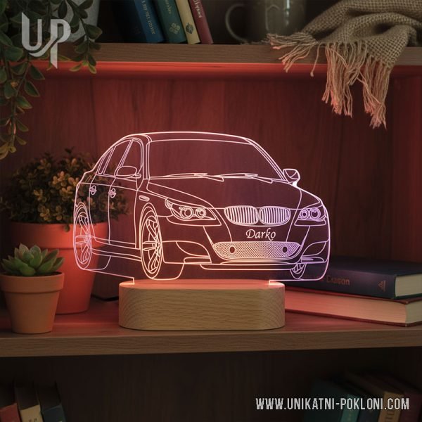 Personalizirana LED lampa - USB NOĆNE LAMPE 11 lampa na auto