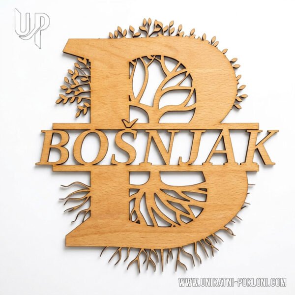 Obiteljski MONOGRAM 6 monogram prezimena