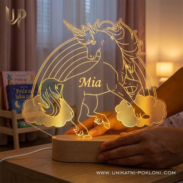 Lampa jednorog - personalizirani pokloni za djecu Lampa jednorog - personalizirani pokloni za djecu