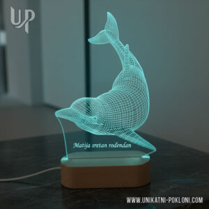 Lampa Delfin - Ambijentalna LED lampa 20 lampa za dječje sobe