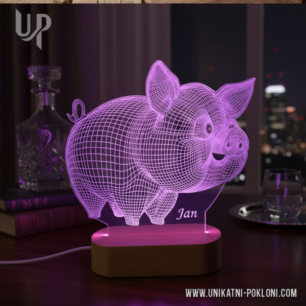 lampa za djecu prase