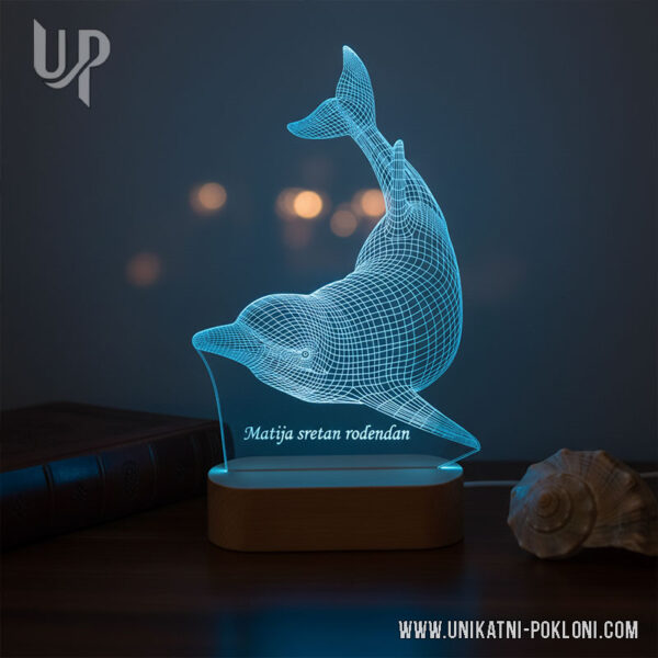 Lampa Delfin - Ambijentalna LED lampa 12 što pokloniti djetetu