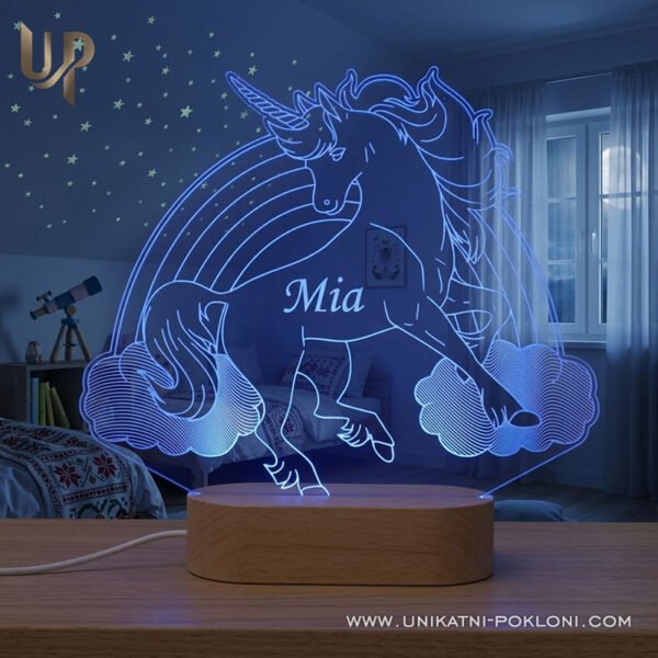 Jednorog ambijentalno svijetlo Unicorn - Unikatni Pokloni što pokloniti djevojčici