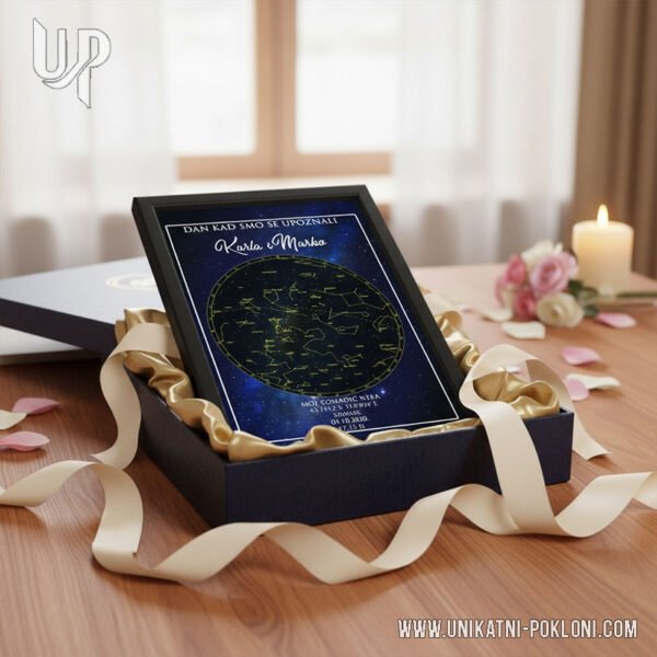 Personalizirana karta zvjezdanog neba