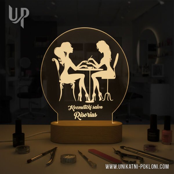 Beauty & nail salon logo