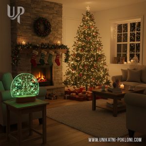 Personalizirana LED lampa - Božićna ambijentalna lampa - Obiteljski božićni poklon 28 Obiteljski Božićni poklon lampa