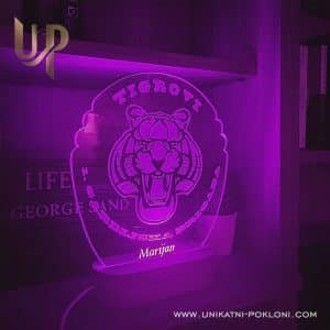 Personalizirana LED lampa - Ambijentalna lampa TIGROVI 11 Gardijska brigada tigrovi (2)