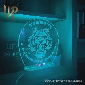 Personalizirana LED lampa - Ambijentalna lampa TIGROVI 13 domoljubni pokloni