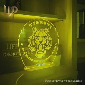 Personalizirana LED lampa - Ambijentalna lampa TIGROVI 14 hrvatska vojska pokloni