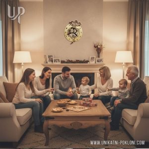 poklon za obitelj sat krunica