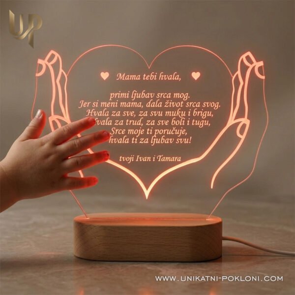 Poklon za mamu - Ambijentalna LED lampa RUKE 4 Poklon za mame