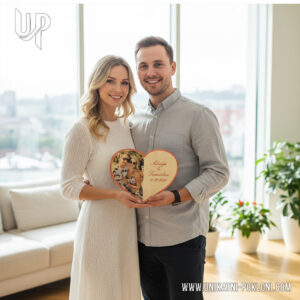 Portret u obliku šarenog srca - Romantični pokloni 16 ljubavni poklon