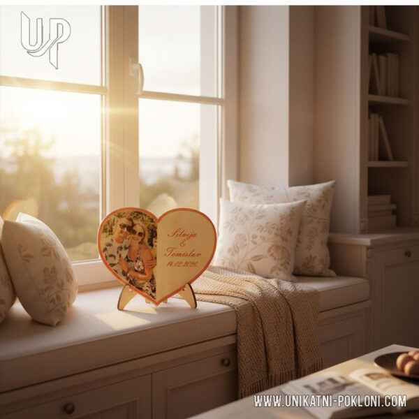 Portret u obliku šarenog srca - Romantični pokloni 5 ljubavni portreti