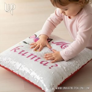 Personalizirani jastuk - Hoćeš li biti moja kuma? - Slika 8