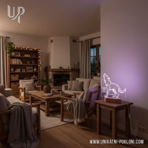 Personalizirana LED lampa - VUK - Slika 6