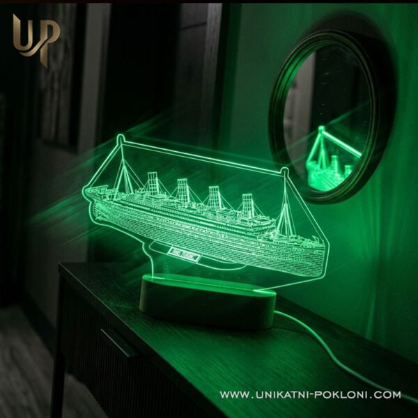 Titanic - Personalizirana LED lampa 2 Titanic lover gift