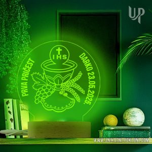 PRVA PRIČEST - noćna LED lampa 10 Prva pričest poklon