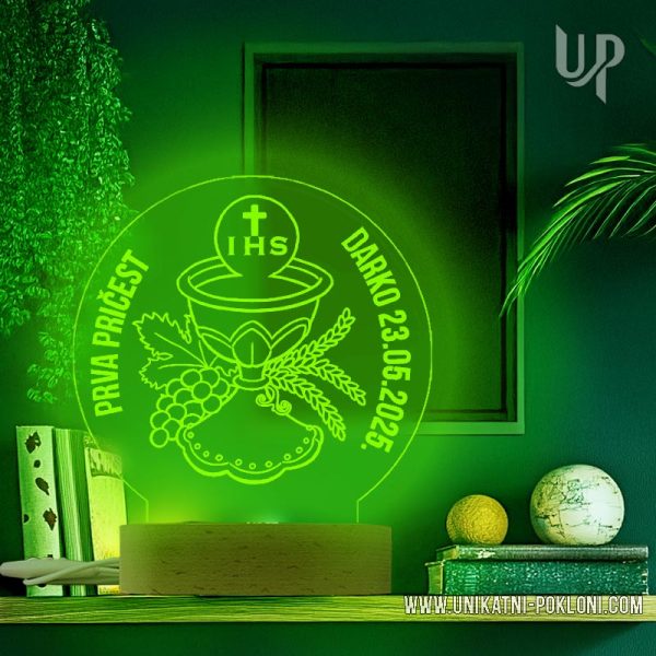 PRVA PRIČEST - noćna LED lampa 4 Prva pričest poklon