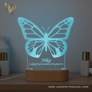 uređenje dječje sobe lampa leptir