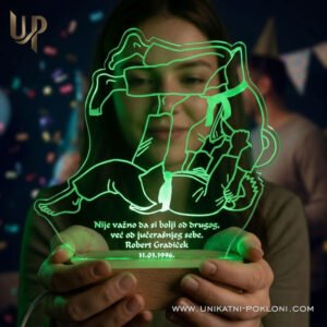 JUDO - ambijentalna LED lampa - Unikatni Pokloni Poklon za judo broce - personalizirani pokloni